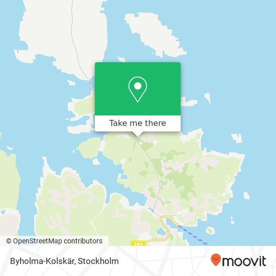 Byholma-Kolskär map