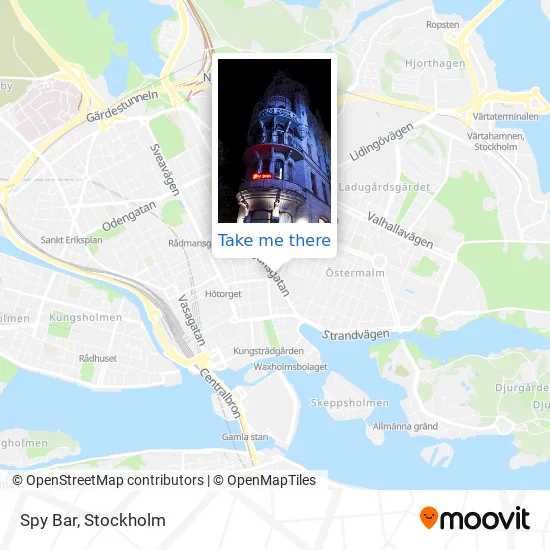 Spy Bar map
