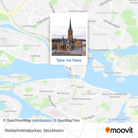 Riddarholmskyrkan map