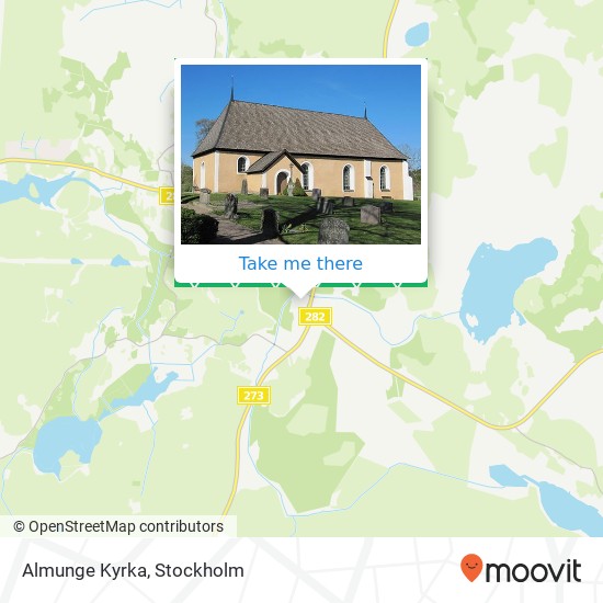 Almunge Kyrka map