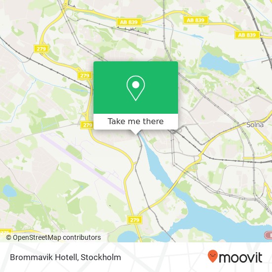 Brommavik Hotell map