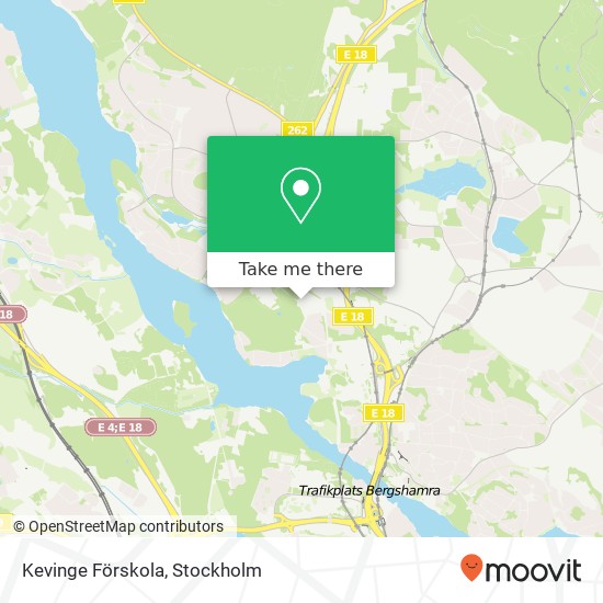 Kevinge Förskola map