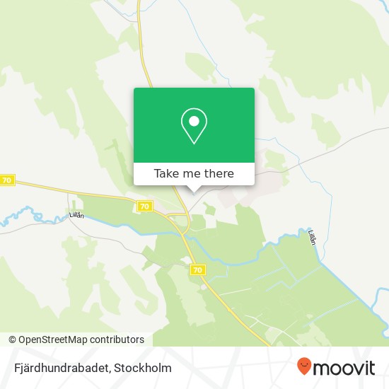 Fjärdhundrabadet map