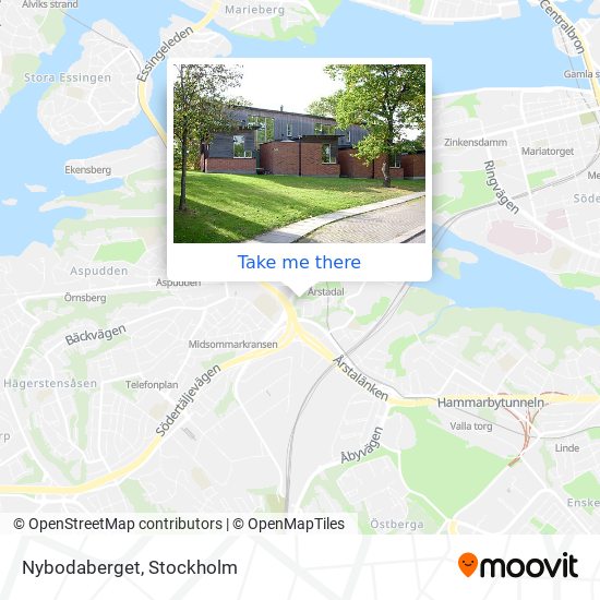 Nybodaberget map