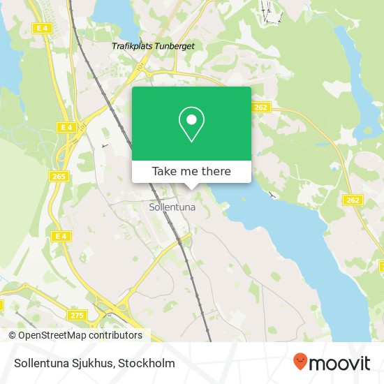 Sollentuna Sjukhus map