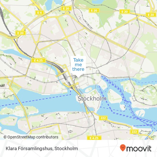 Klara Församlingshus map