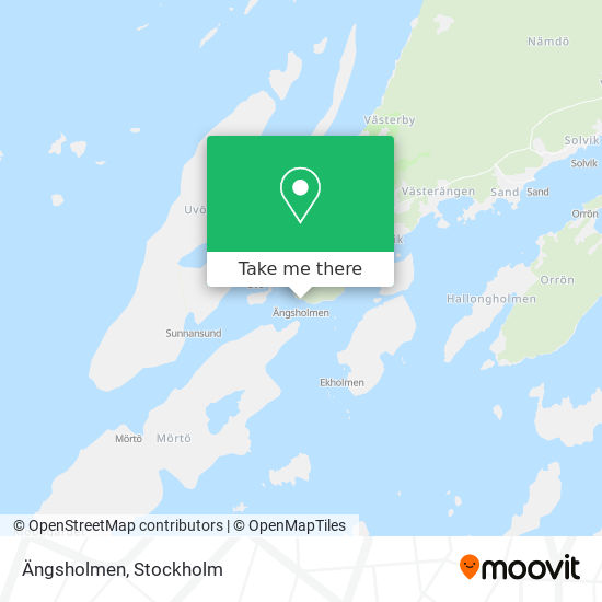 Ängsholmen map