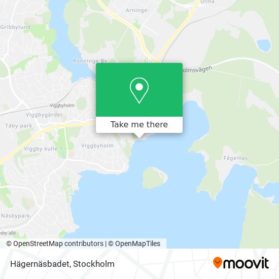 Hägernäsbadet map