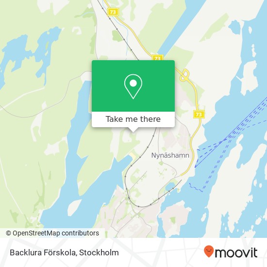 Backlura Förskola map