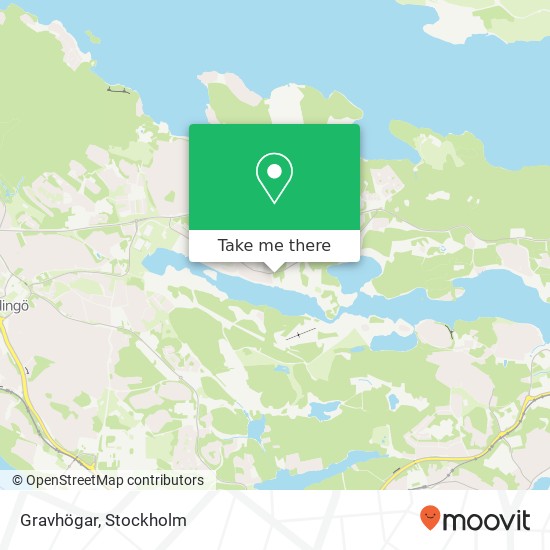 Gravhögar map