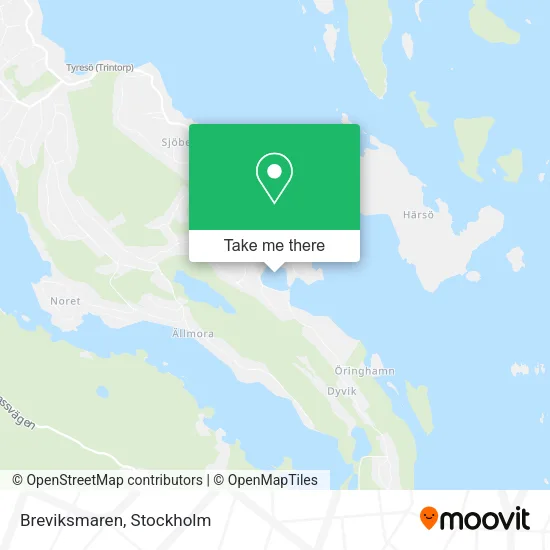 Breviksmaren map
