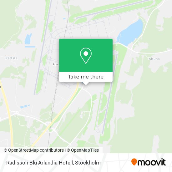 Radisson Blu Arlandia Hotell map