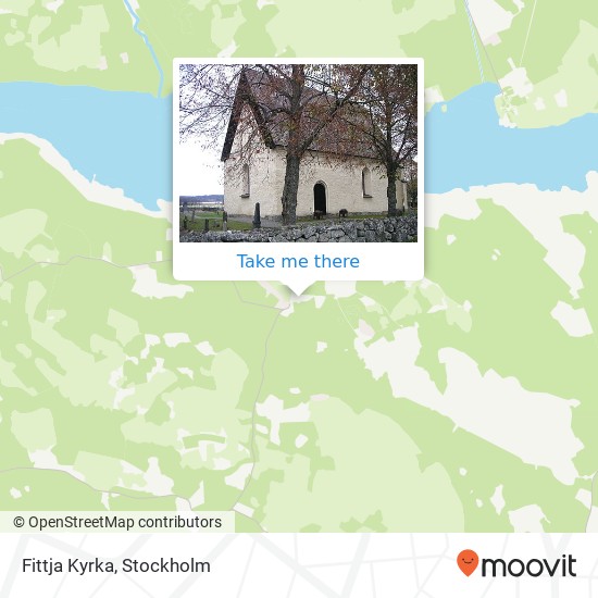 Fittja Kyrka map