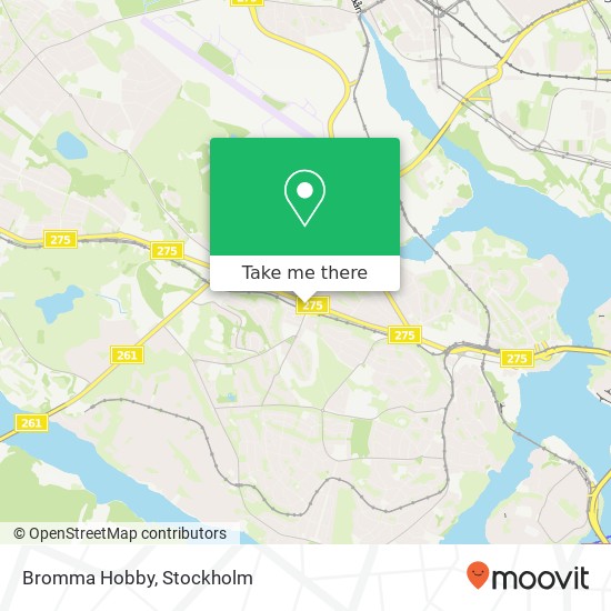 Bromma Hobby map