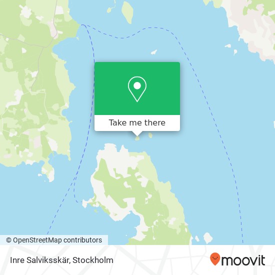 Inre Salviksskär map