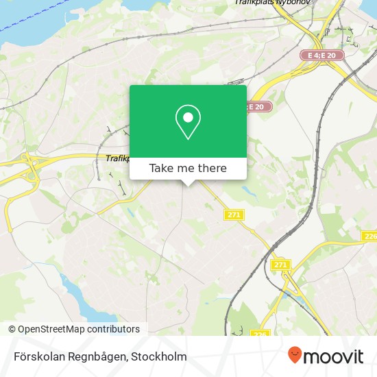 Förskolan Regnbågen map