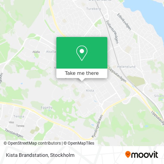 Kista Brandstation map