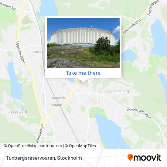 Tunbergsreservoaren map