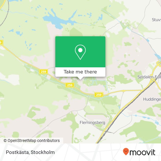 Postkästa map