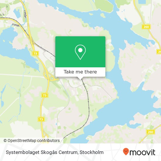 Systembolaget Skogås Centrum map