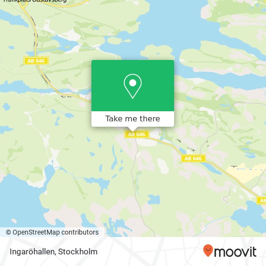 Ingaröhallen map