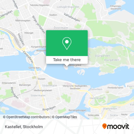 Kastellet map