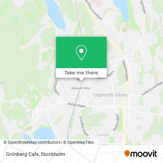 Grönberg Cafe map