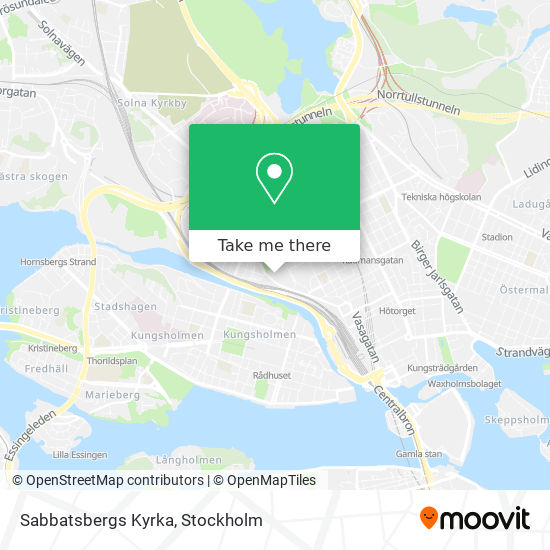 Sabbatsbergs Kyrka map