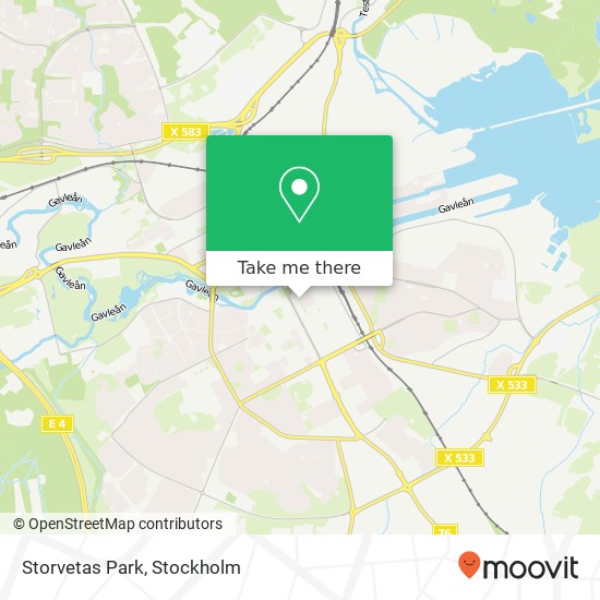 Storvetas Park map