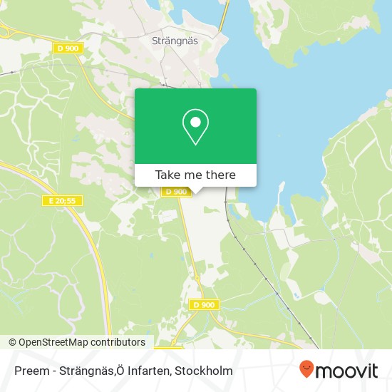 Preem - Strängnäs,Ö Infarten map