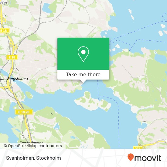 Svanholmen map