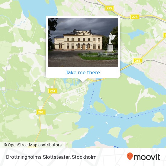 Drottningholms Slottsteater map