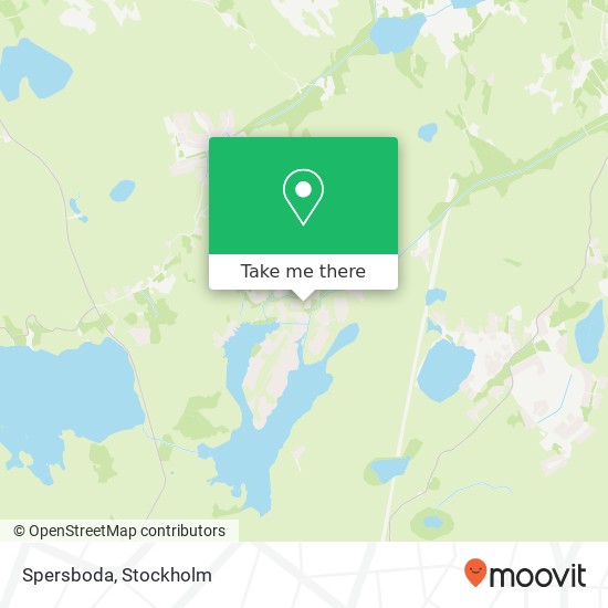 Spersboda map