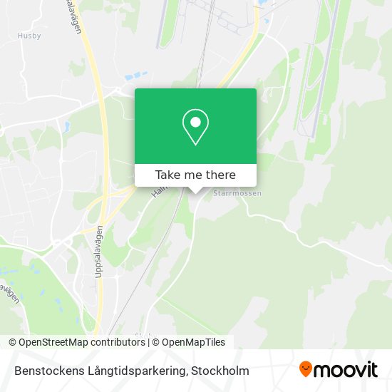 Benstockens Långtidsparkering map