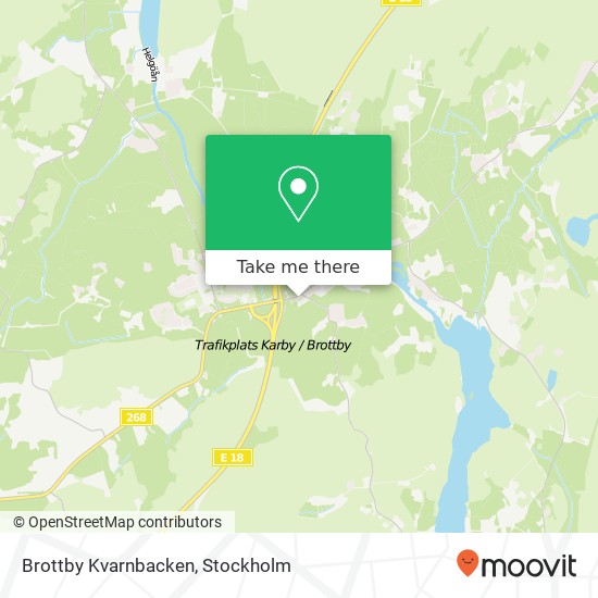 Brottby Kvarnbacken map