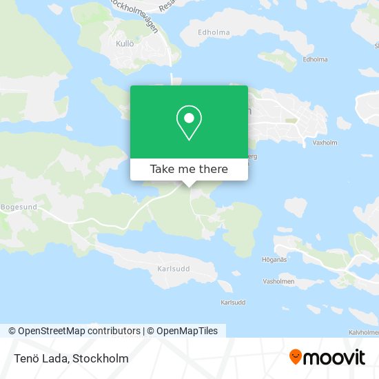 Tenö Lada map