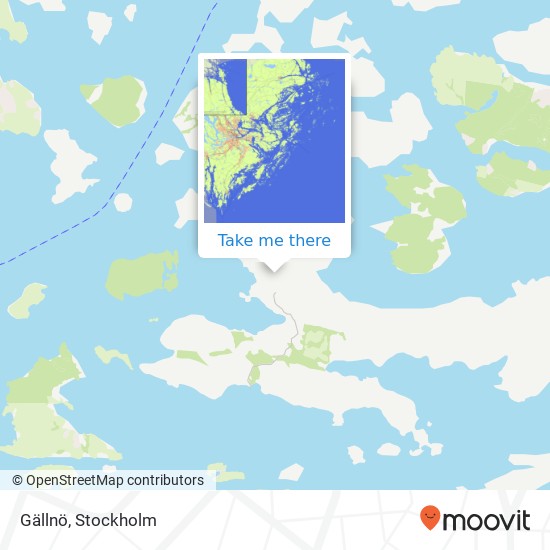 Gällnö map