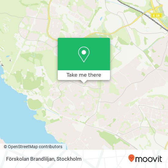 Förskolan Brandliljan map