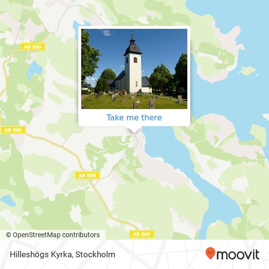 Hilleshögs Kyrka map