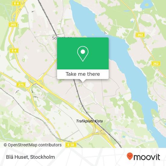 Blå Huset map