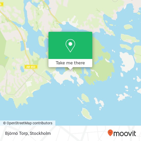 Björnö Torp map