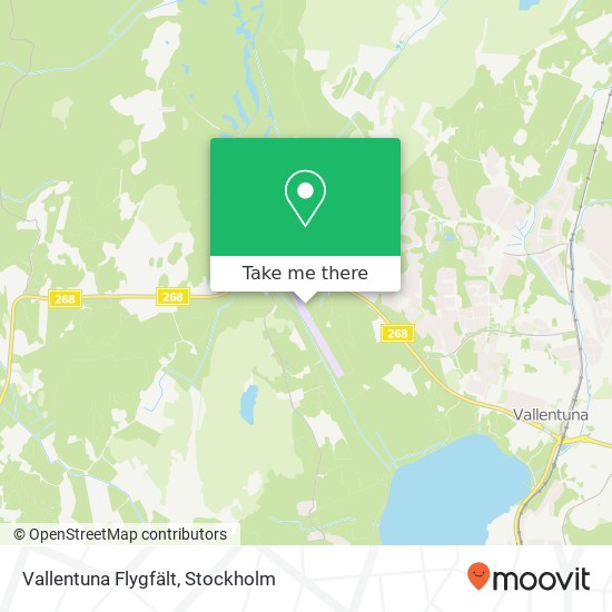 Vallentuna Flygfält map