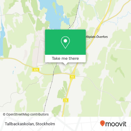 Tallbackaskolan map