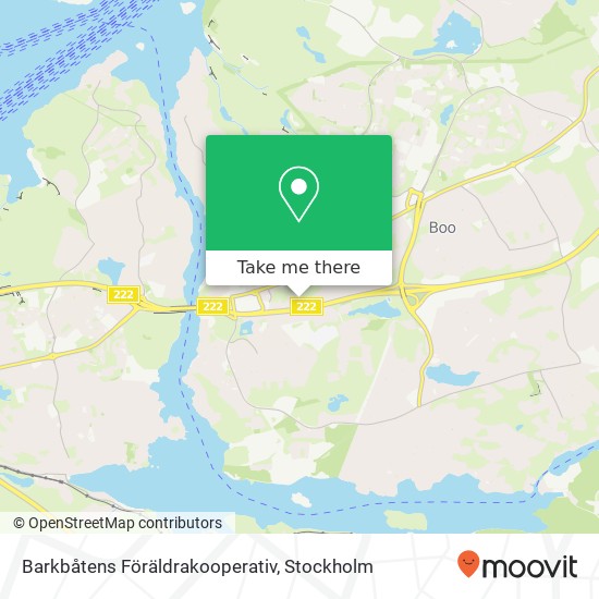 Barkbåtens Föräldrakooperativ map