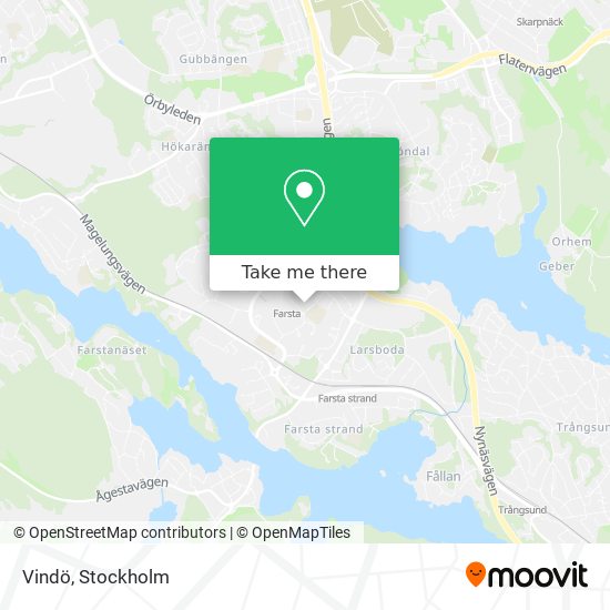 Vindö map