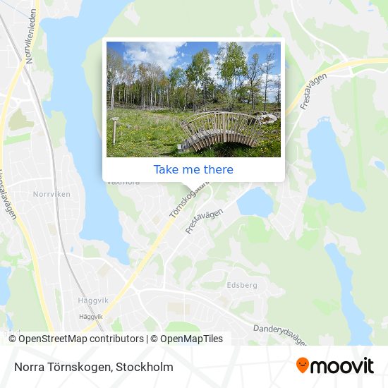 Norra Törnskogen map