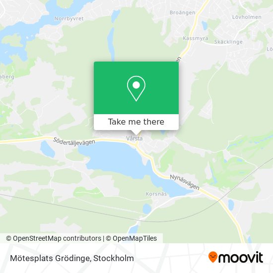 Mötesplats Grödinge map