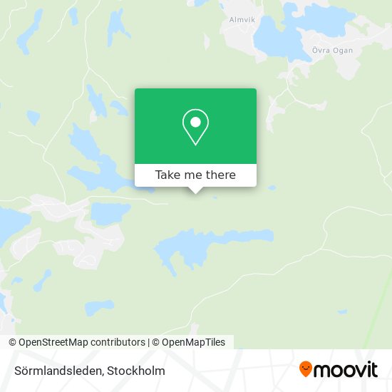 Sörmlandsleden map