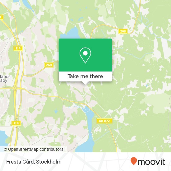 Fresta Gård map