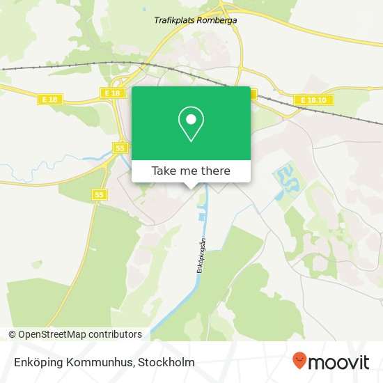 Enköping Kommunhus map